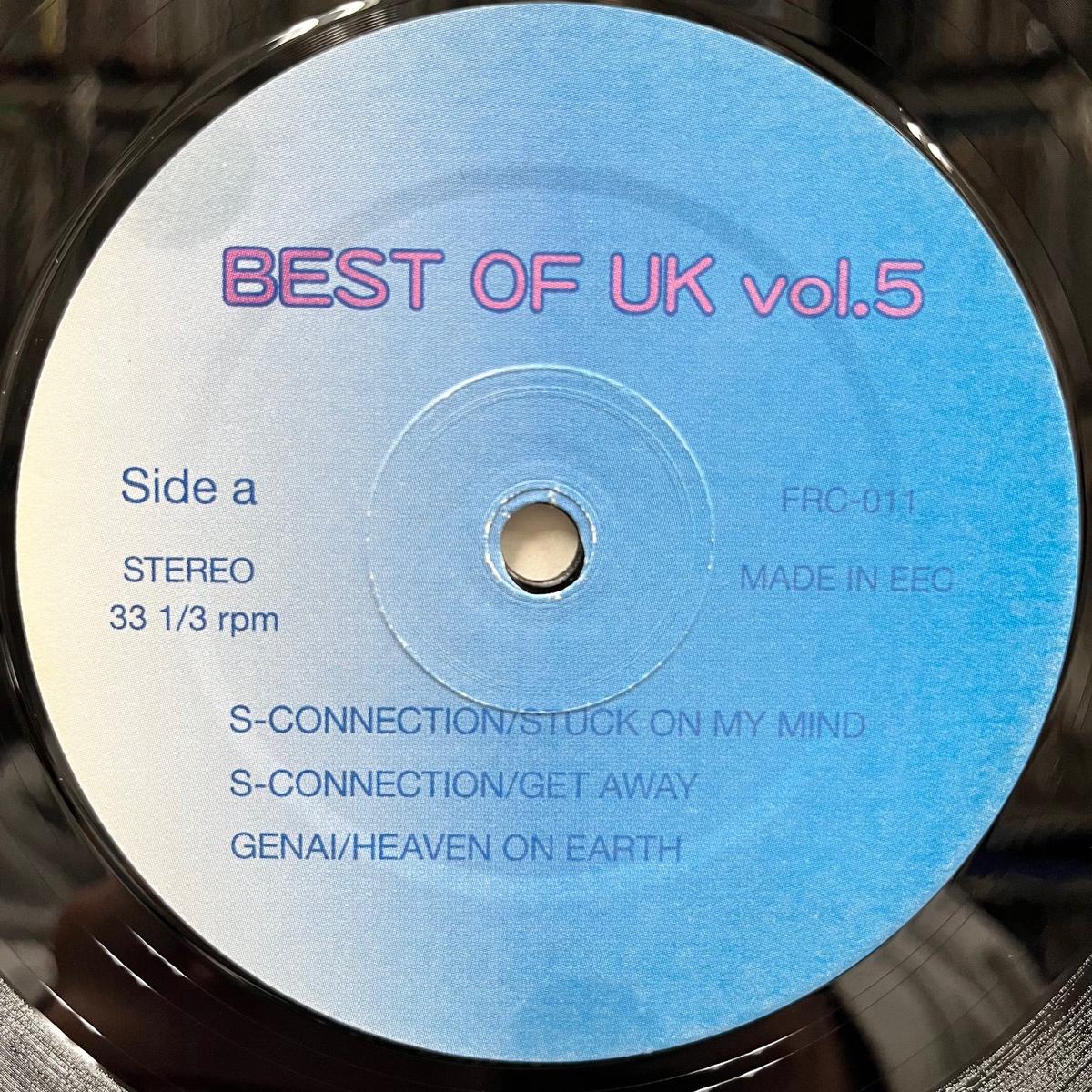 V.A. (S-CONNECTION, HAREM) / Best Of UK vol.5 (FRC-011, 12inch)