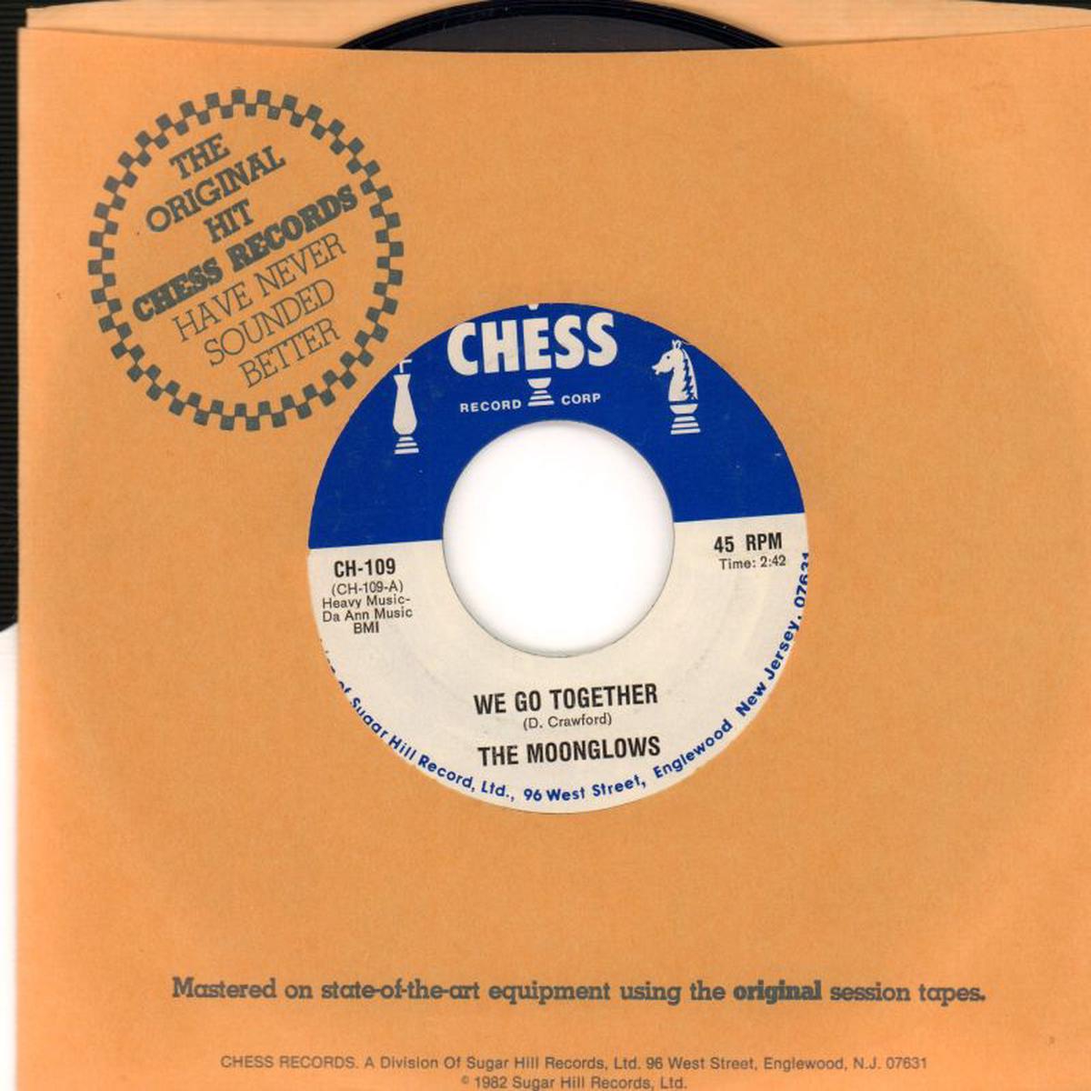 We Go Together/ Please Send Someone To Love-Chess-7  Vinyl-Ex/Ex