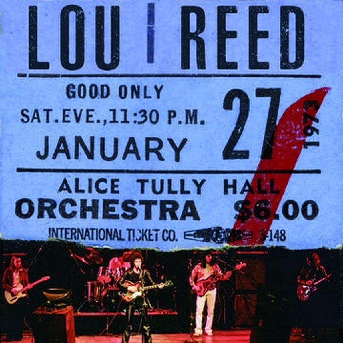REED LOU-LIVE AT ALICE TULLY HALL JANUARY 27, 1973-2ND SHOW BURGUNDY VINYL 2LP *NEW*