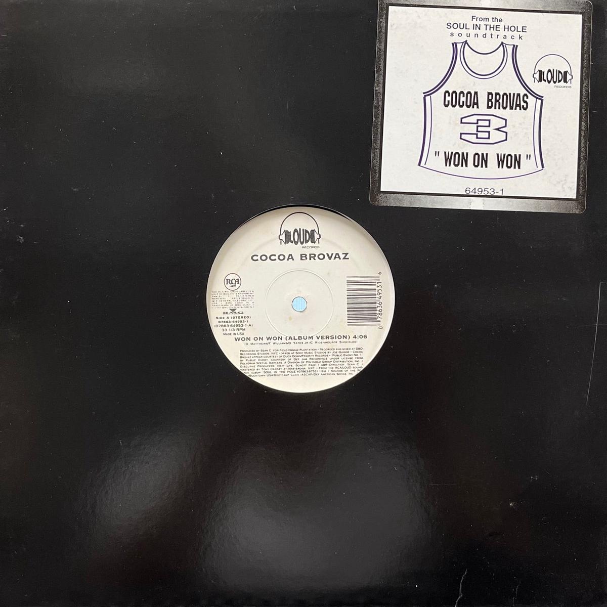 COCOA BROVAZ / Won On Won (RDAB-64953-1, 12inch)
