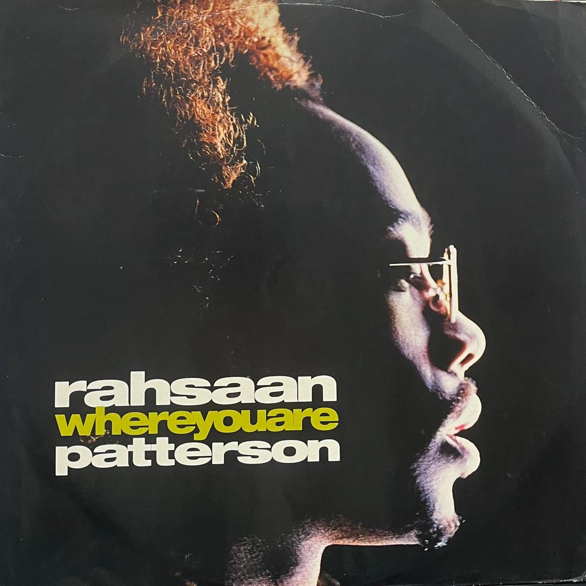 RAHSAAN PATTERSON / Where You Are (MCA, MCST 48073, 12inch)