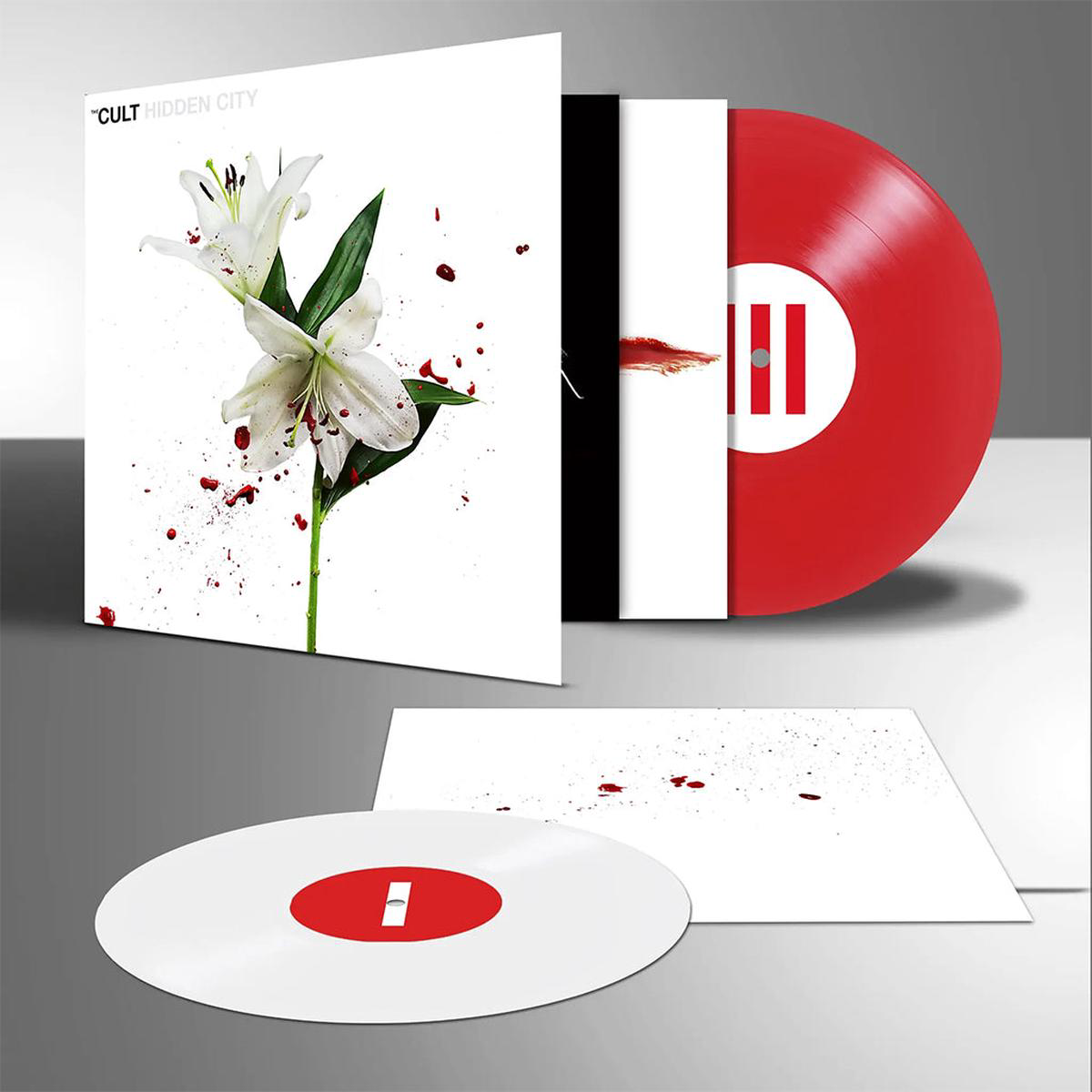THE CULT 8211 Hidden City (Reissue) 8211 2LP 8211 Red White Vinyl