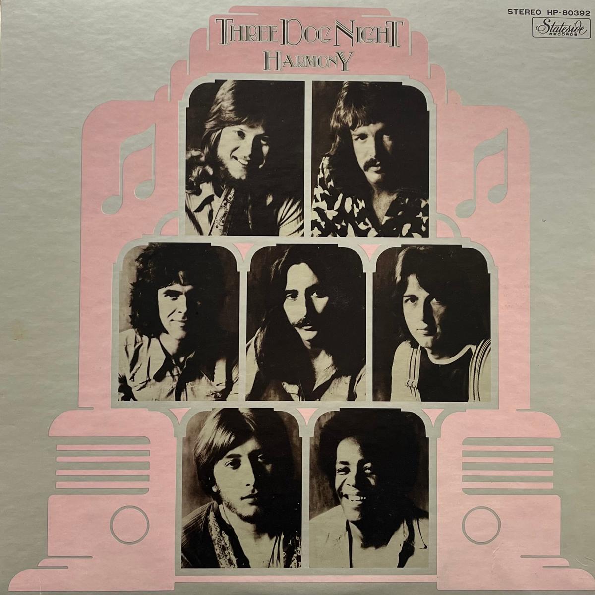 THREE DOG NIGHT / Harmony (inc. An Old Fashioned Love Song) (Stateside HP-80392, LP)