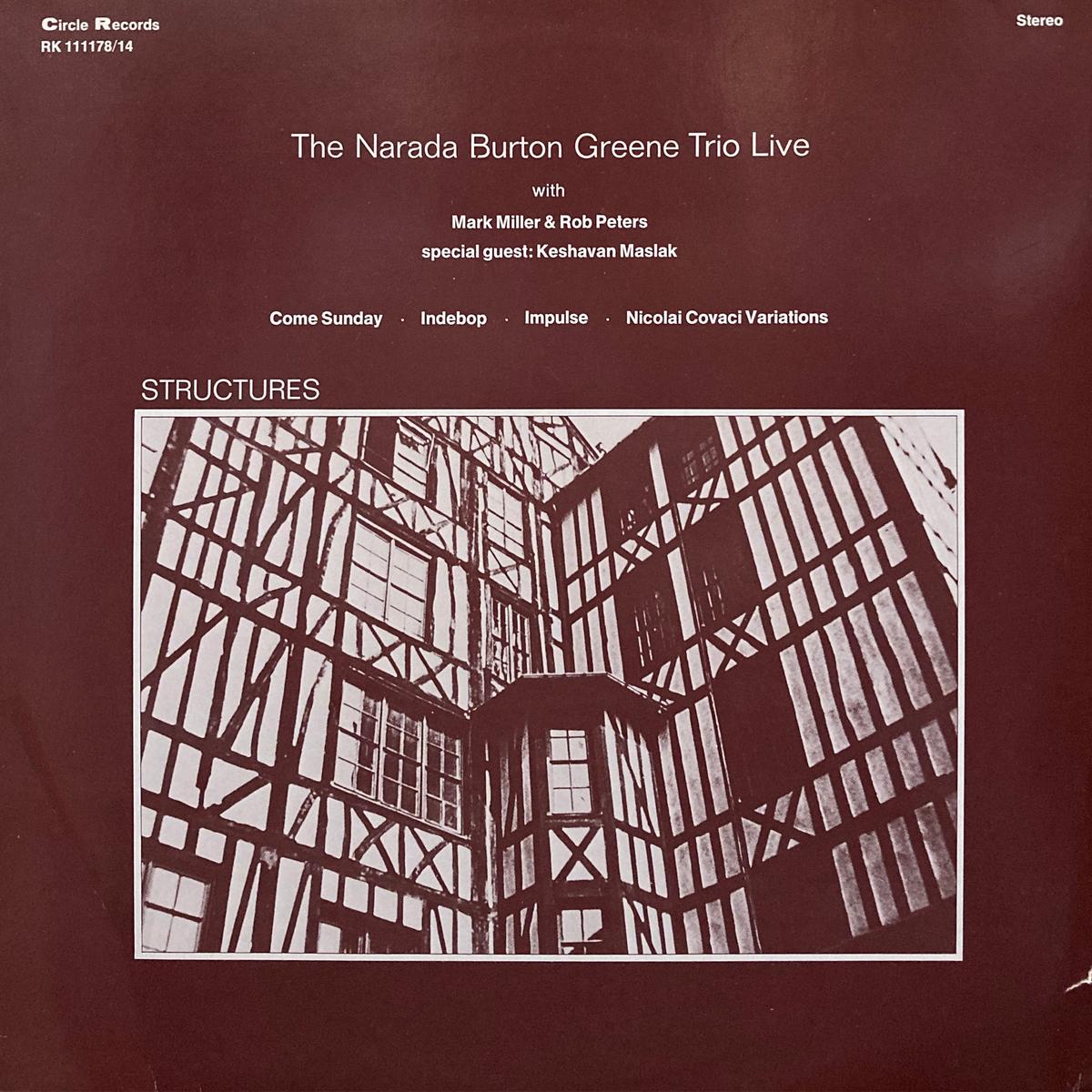 The Narada Burton Greene Trio Live