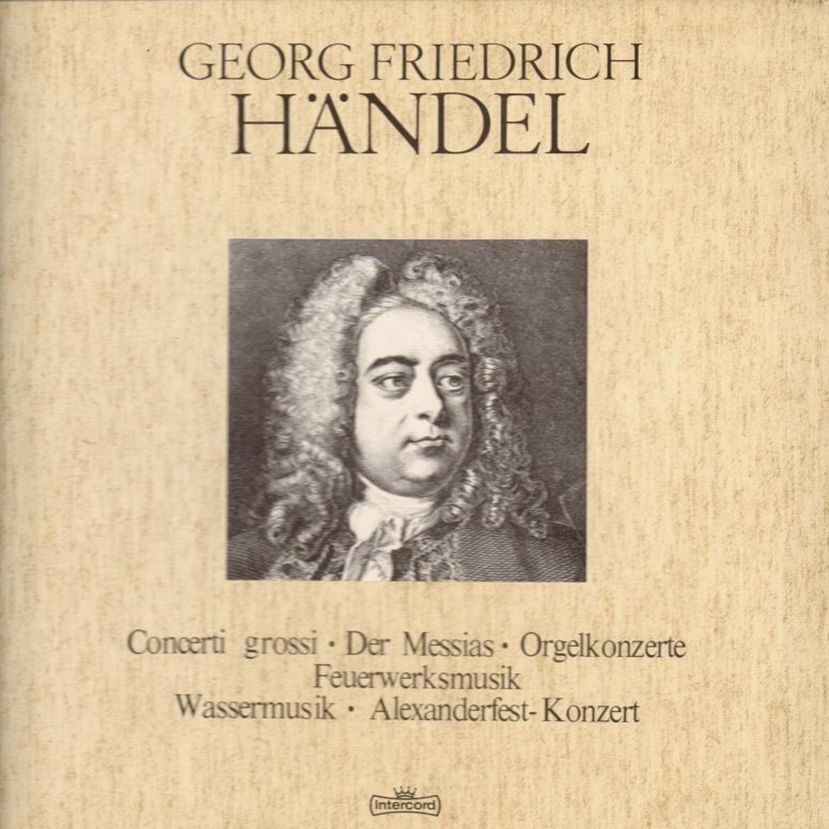 Concerti Grossi/ Der Messias/ Orgelkonzerte-Intercord-5x12  Vinyl LP Box Set-Ex/NM