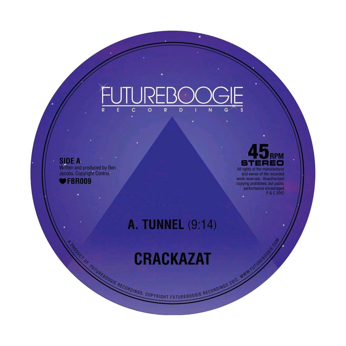 Crackazat Tunnel 2012 Electronic Dance House Music 12'' Single Vinyl Brand New - Default Title