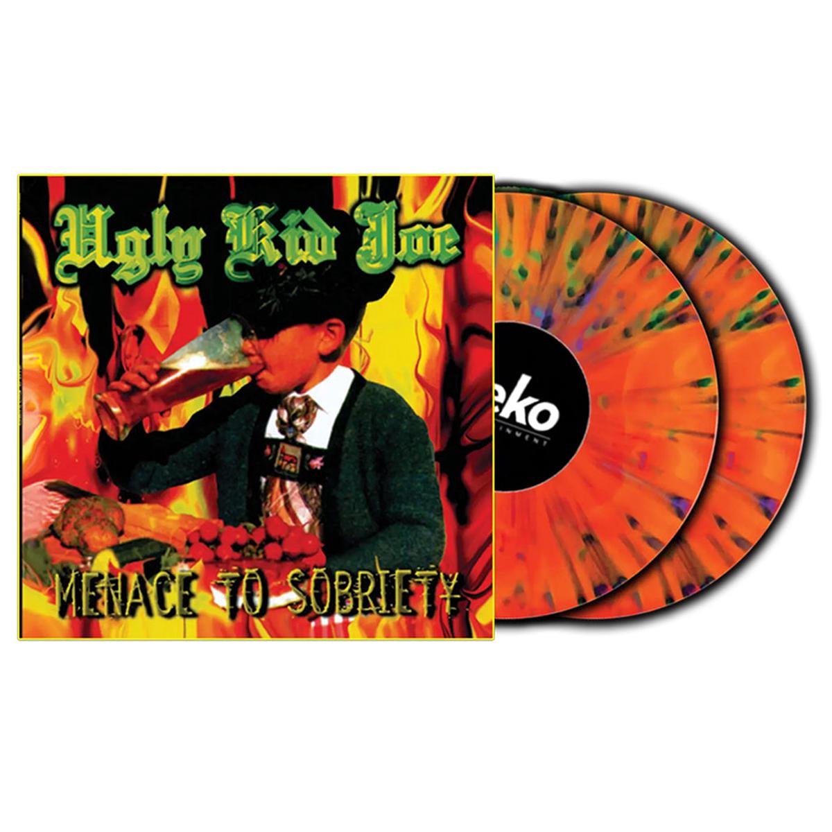 UGLY KID JOE - Menace To Sobriety (30th Anniversary Edition) - 2LP - Orange Splatter Vinyl