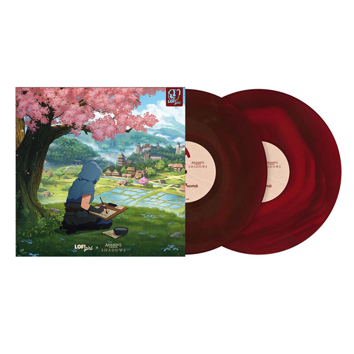 VARIOUS 8211 Lofi Girl x Assassins Creed Shadows (with Stickers) 8211 2LP 8211 Red Marbled Vinyl JUL 18