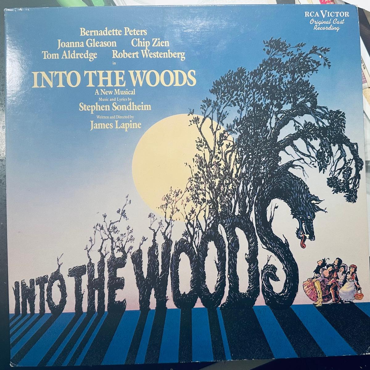 Bernadette Peters in INTO THE WOODS cast recording 1988 LP Vinyl - Used