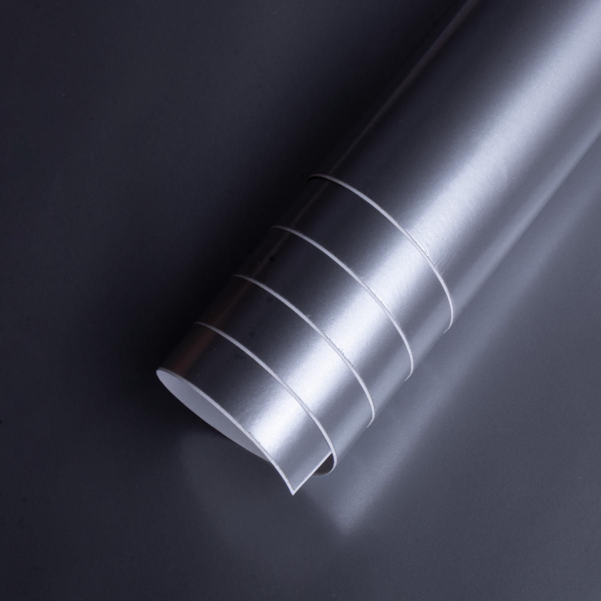 Vinyl Glossy Silver 12Inch X 2ft 1Roll