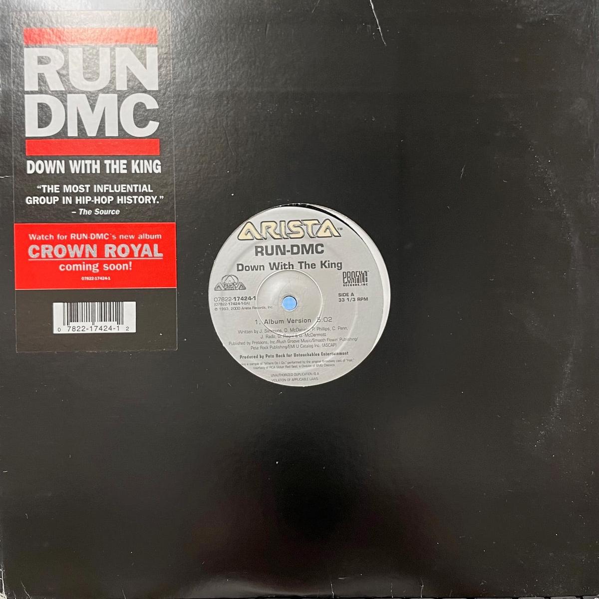 RUN D.M.C. / Down With The King (07822-17424-1, 12inch)