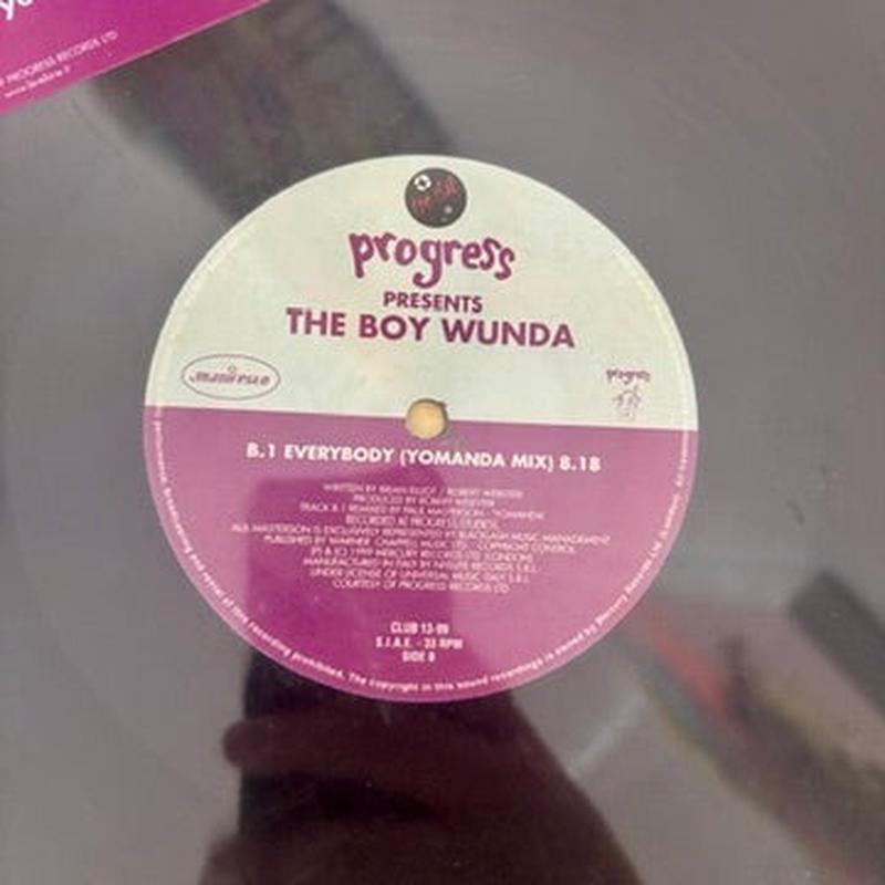 Progress (5) Presents The Boy Wunda  Everybody- Vinyl