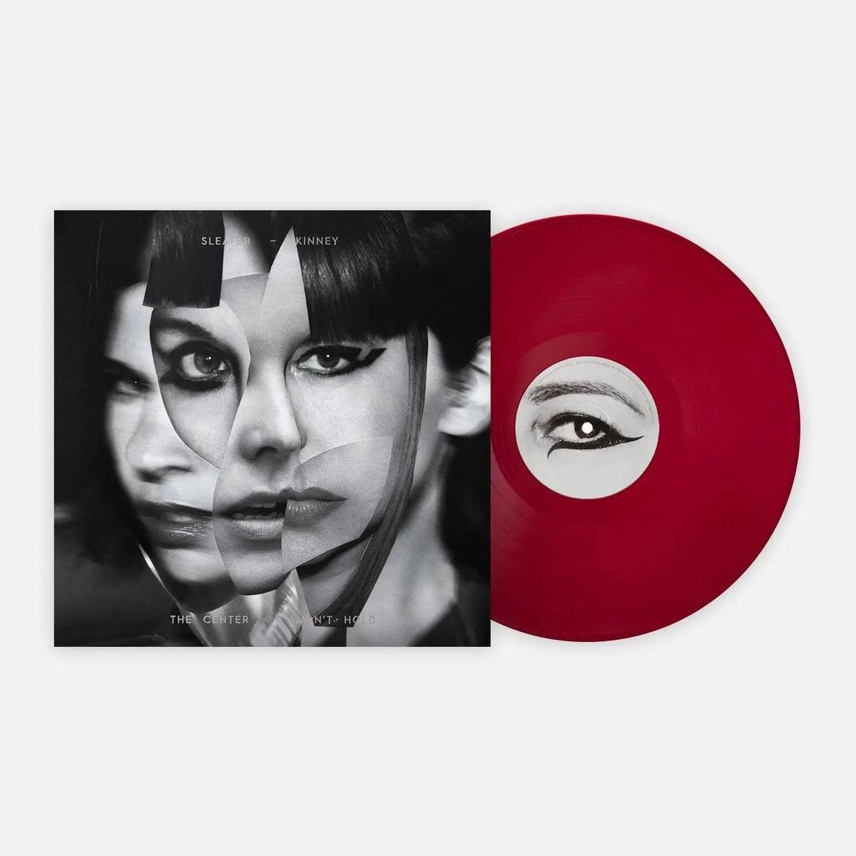 SLEATER-KINNEY-THE CENTER WON T HOLD RED VINYL LP NM COVER EX