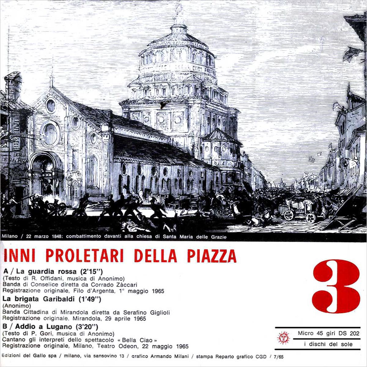 V A 8211 Inni proletari della piazza 3 78221 EP
