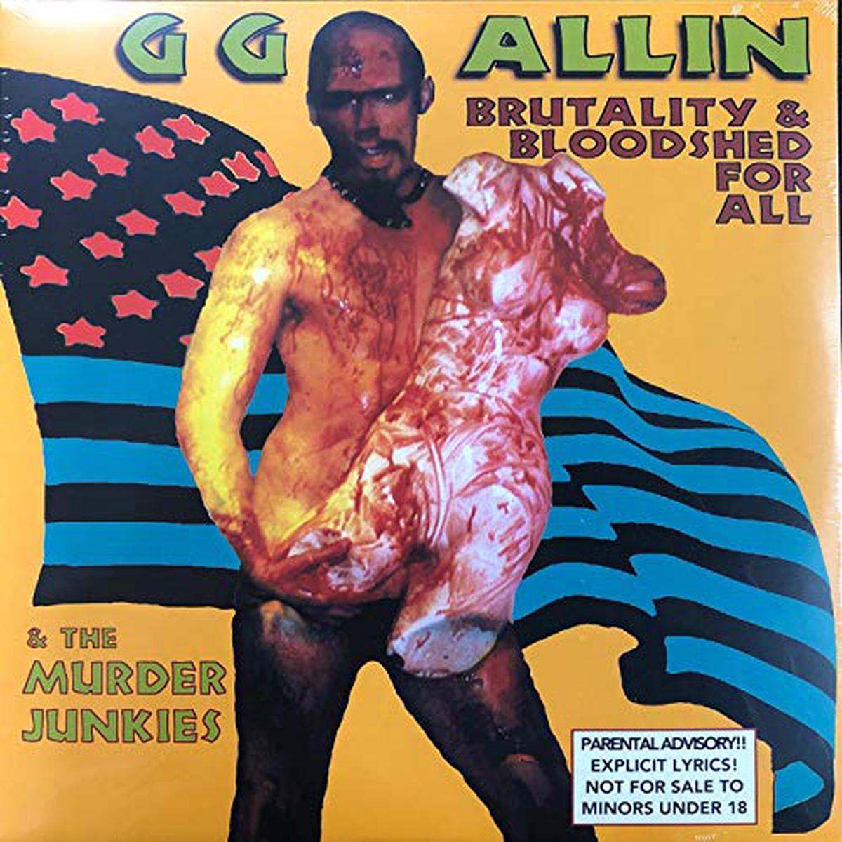 Allin, Gg & The Murder Junkies - Brutality And Bloodshed For All (Color Vinyl) ((Vinyl)) - Default Title