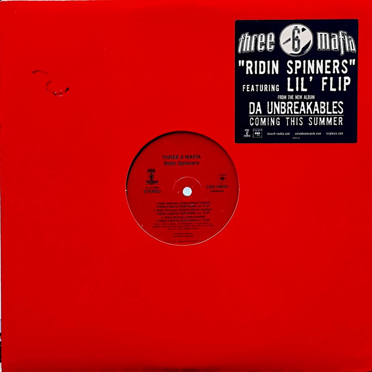 THREE 6 MAFIA / Ridin' Spinners (CAS 59634, 12inch)