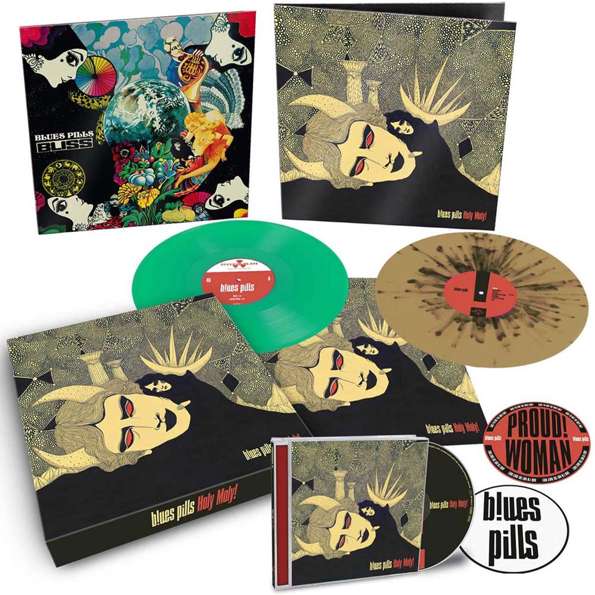 Blues Pills - Holy Moly! Vinyl LP Black & Gold Splatter 2020 - Default Title