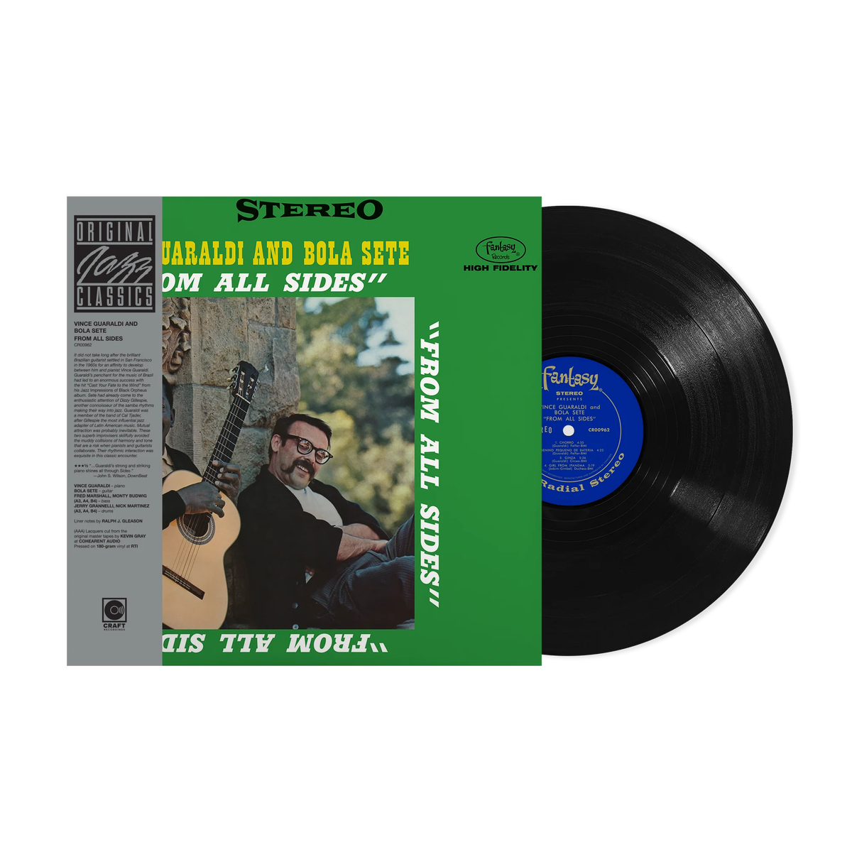 VINCE GUARALDI BOLA SETE - From All Sides (Original Jazz Classics Series) - LP - 180g Vinyl [FEB 27]