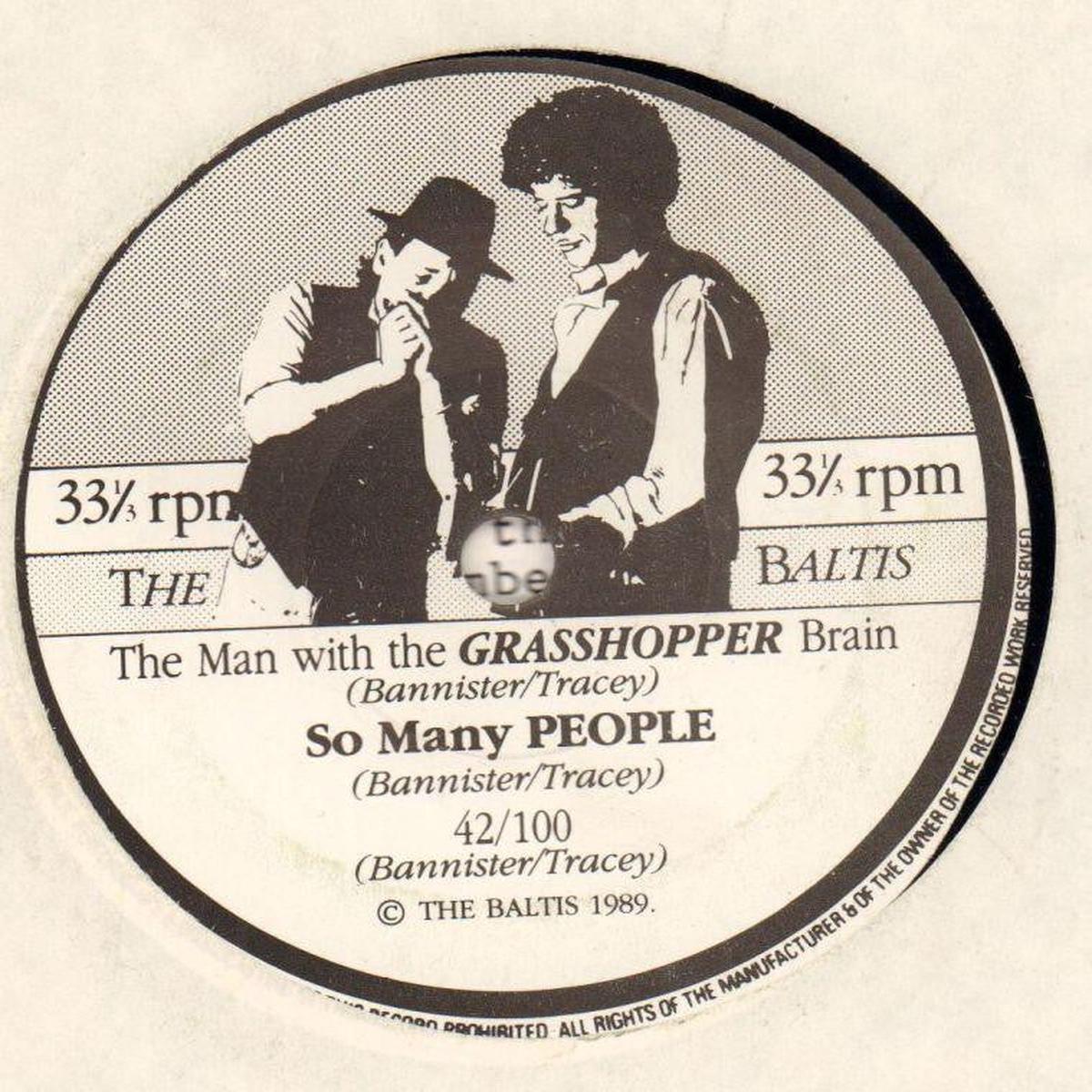 The Man With The Grasshopper Brain-7  Vinyl-Ex/NM