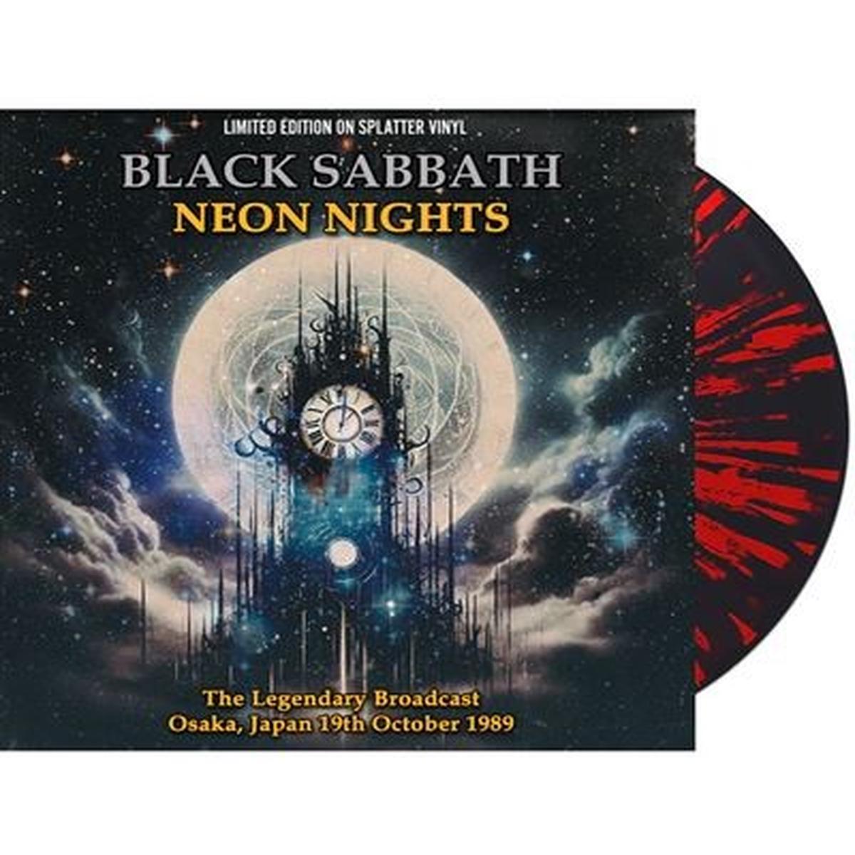 Black Sabbath - Neon Nights: Japan 1989 (Black & Red Splatter Vinyl) [Import] ((Vinyl)) - Default Title