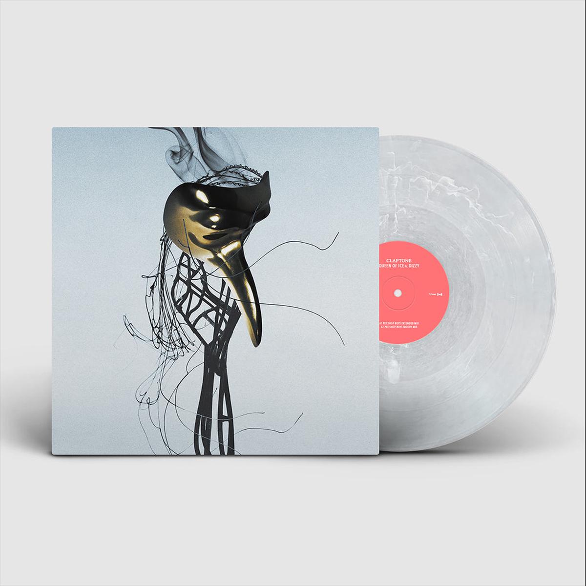 CLAPTONE - Queen Of Ice (Pet Shop Boys Remixes) [BLACK FRIDAY 2022] - 12" - Transparent Splatter Vinyl [NOV 25]