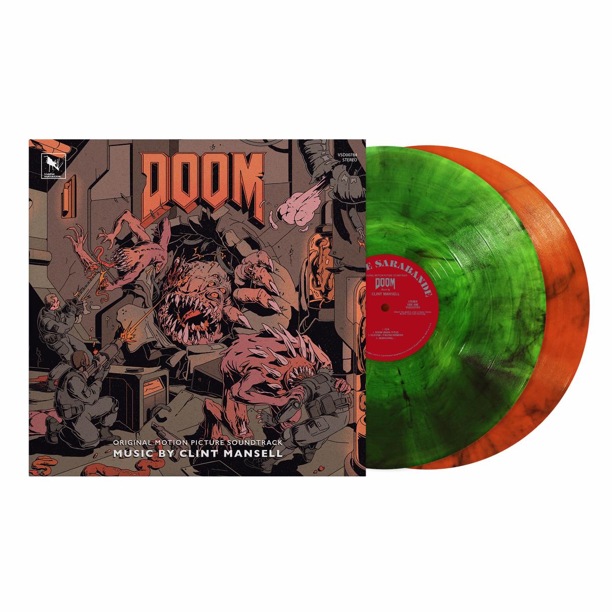 Clint Mansell Doom (Original Motion Picture Soundtrack - Orange & Green Doomguy Vinyl 2LP)