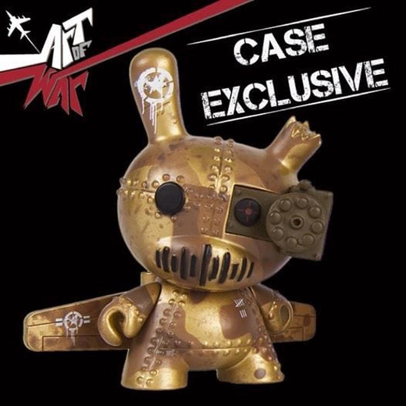 Art of War Dunny DrilOne Gold Camo Tank Destroyer CASE EXCLUSIVE 3" Figure