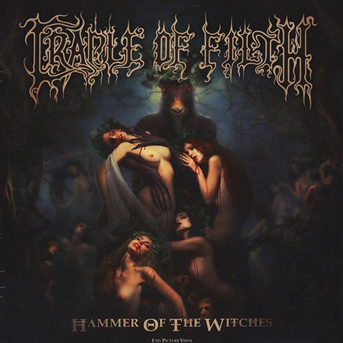 CRADLE OF FILTH HAMMER OF THE WITCHES LP VINYL NEW LTD ED PIC DISC 2LP