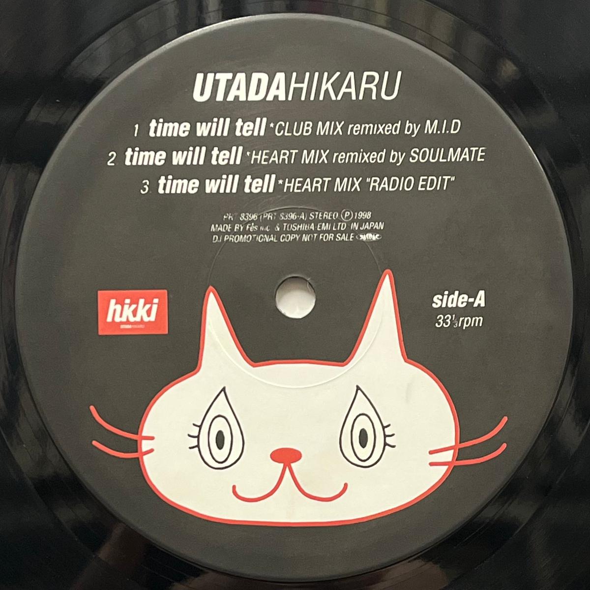 (UTADA HIKARU) / Time Will Tell (Toshiba EMI PRT-8396) Promo 12inch