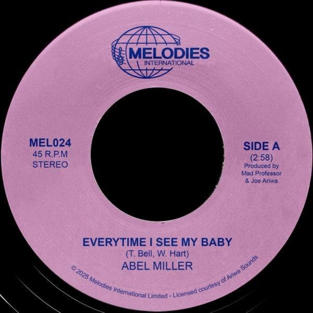 Abel Miller, Mad Professor Every Time I See My Baby 7" 2025 - Default Title