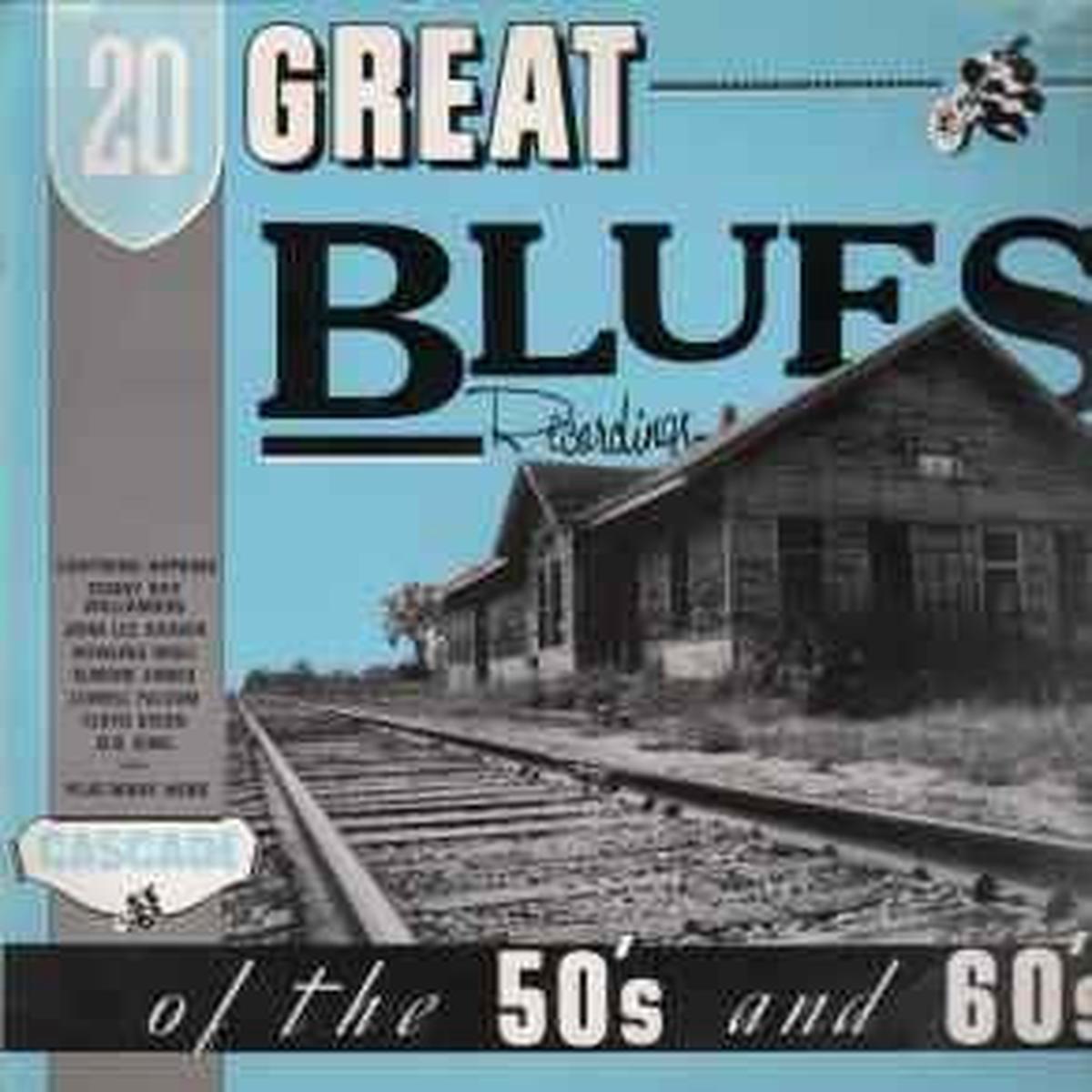 20 GREAT BLUES RECORDINGS OF THE 50 S & 60 S-VARIOUS ARTISTS LP EX COVER VG+
