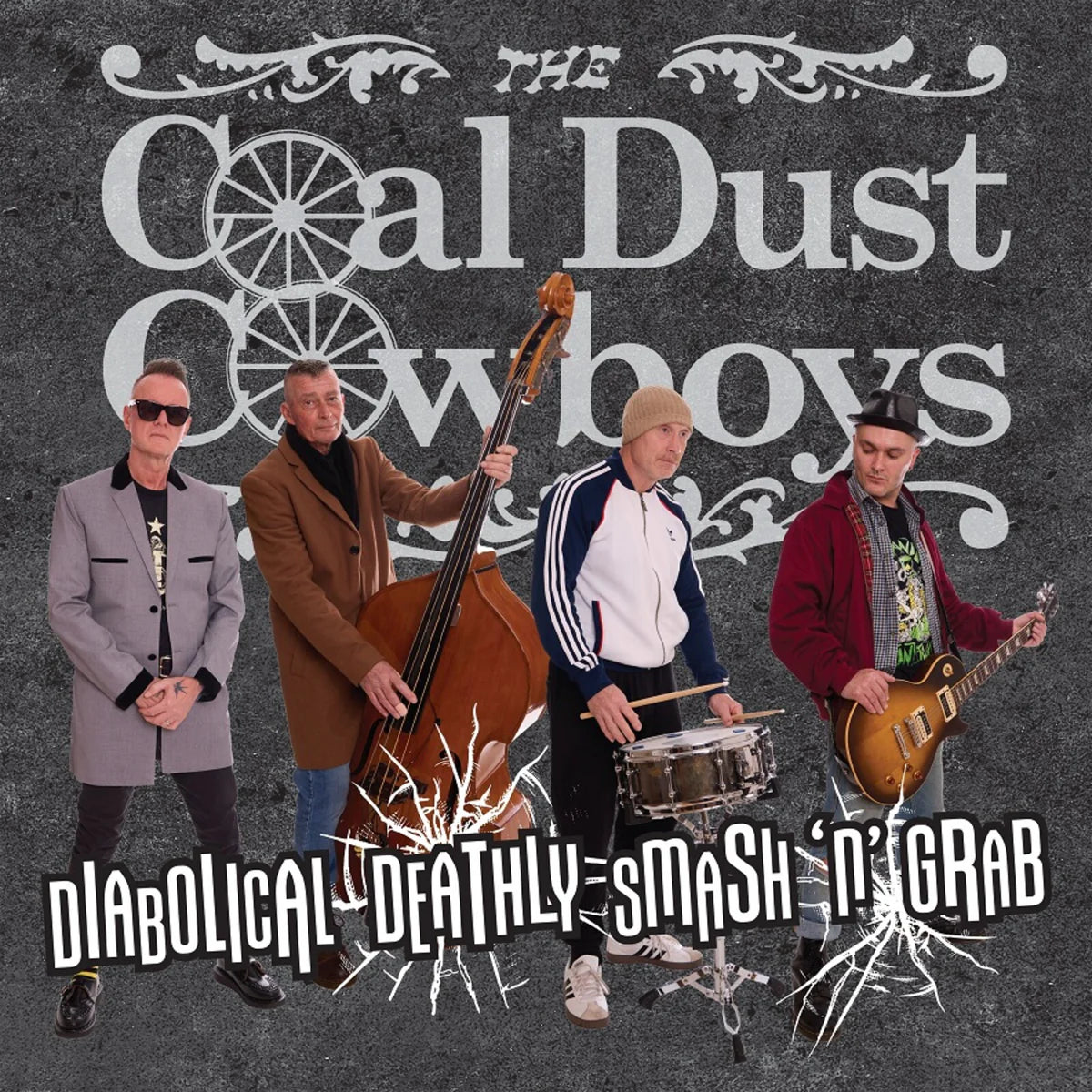 THE COAL DUST COWBOYS - Diabolical Deathly Smash 'n' Grab - 10'' EP - Grey Coloured Vinyl [MAR 20]