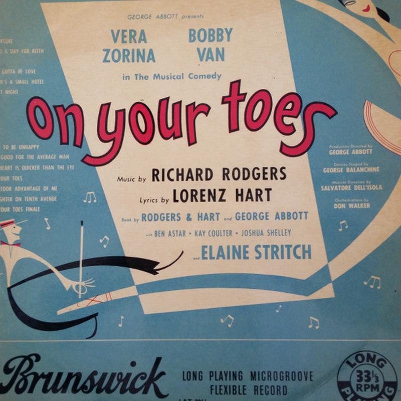 "On Your Toes" Original Cast  On Your Toes  Vinyl