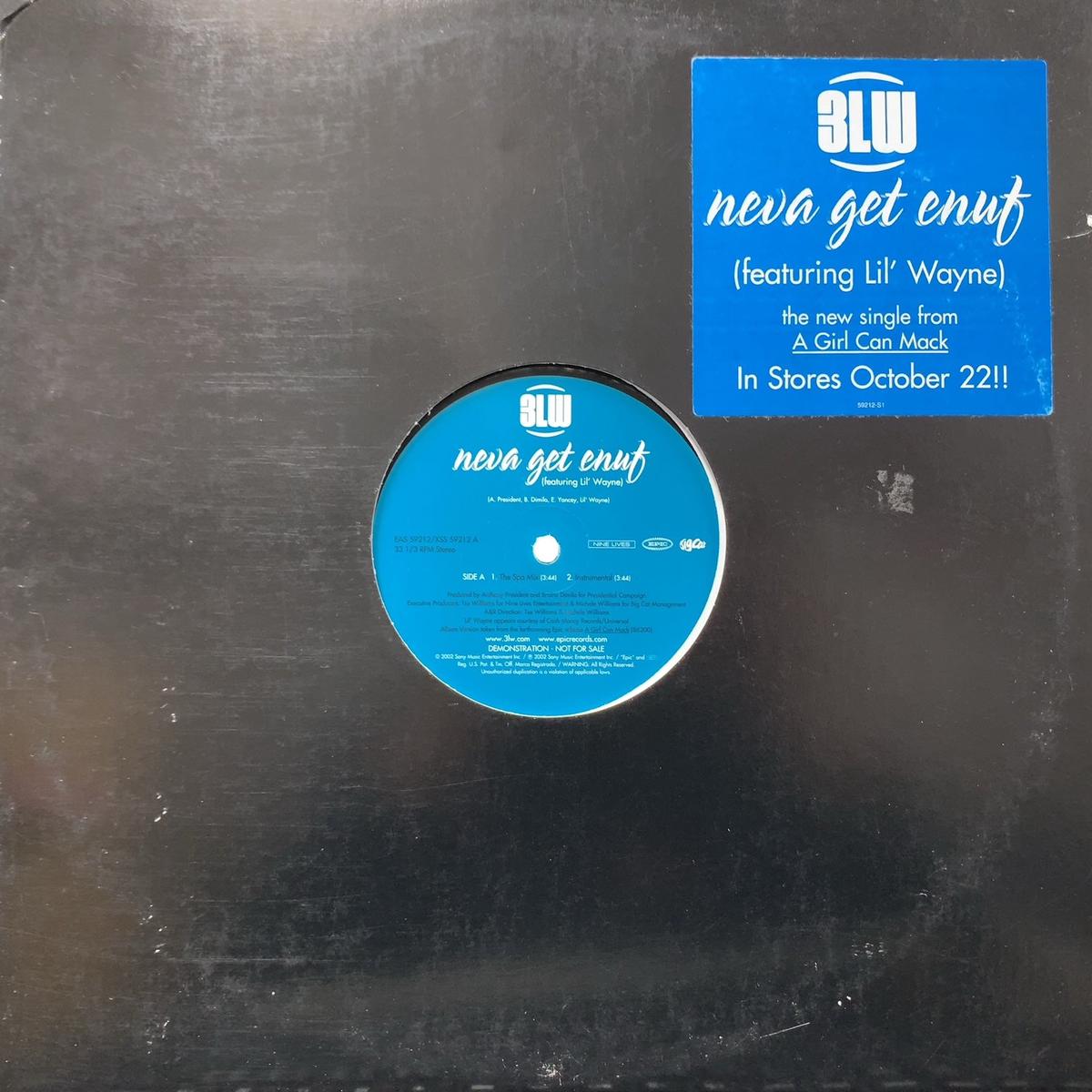 3LW / Neva Get Enuf (EAS 59212, 12inch)