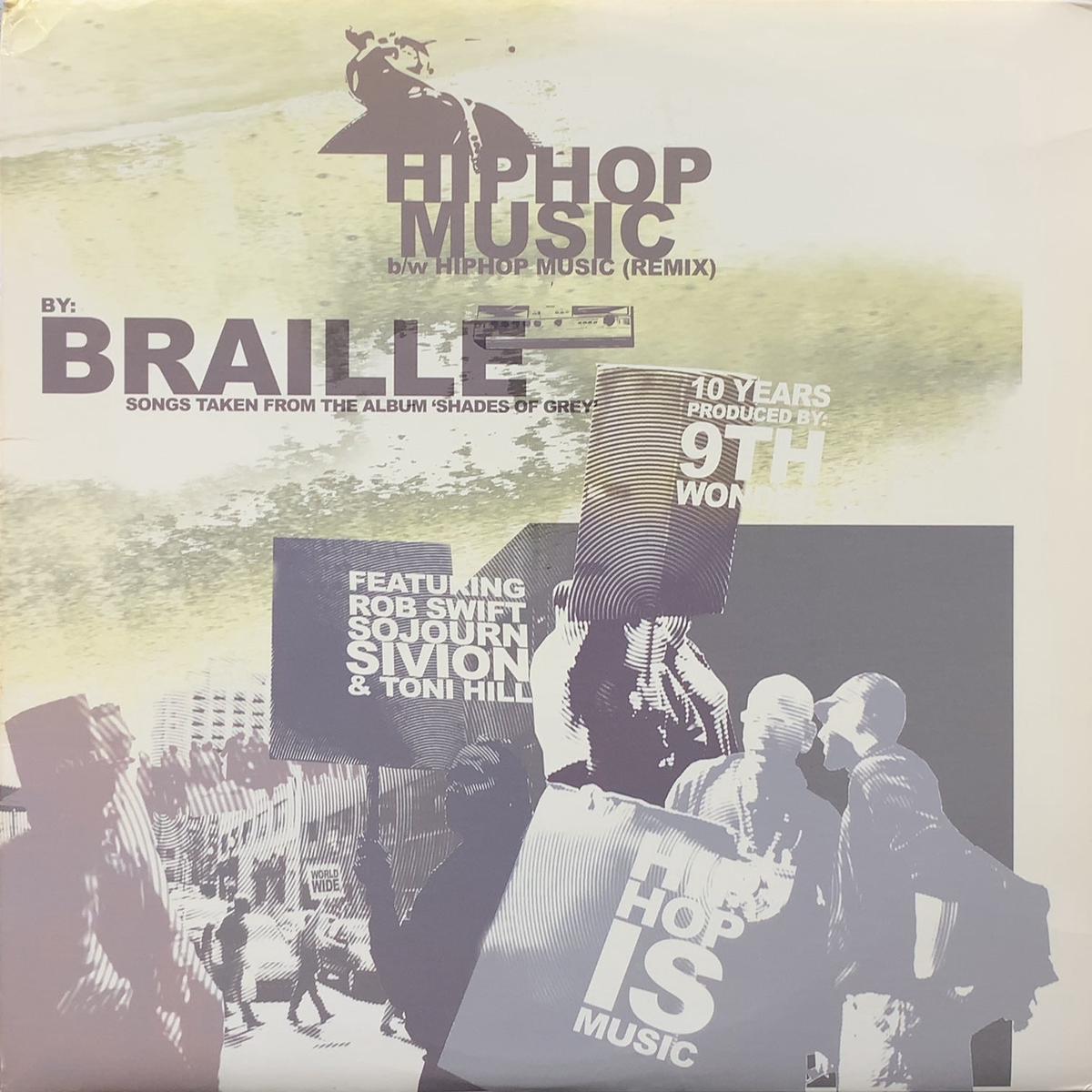 BRAILLE / Hip Hop Music (SB05002, 12inch)