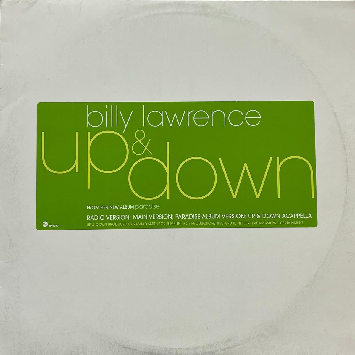 BILLY LAWRENCE / Up & Down (EastWest Records America ED 6050, 12inch)