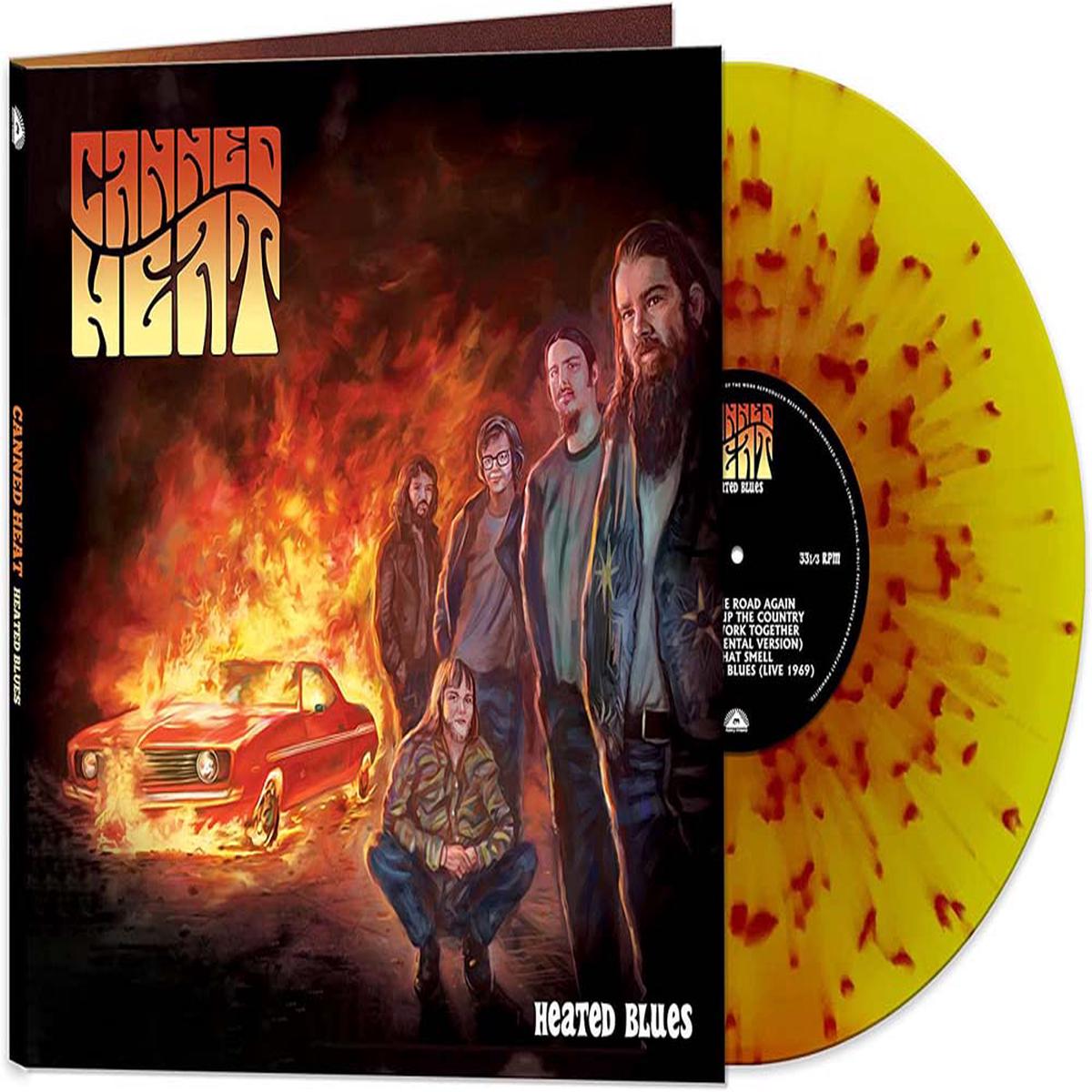 Canned Heat Heated Blues Vinyl LP Yellow Splatter Colour 2022