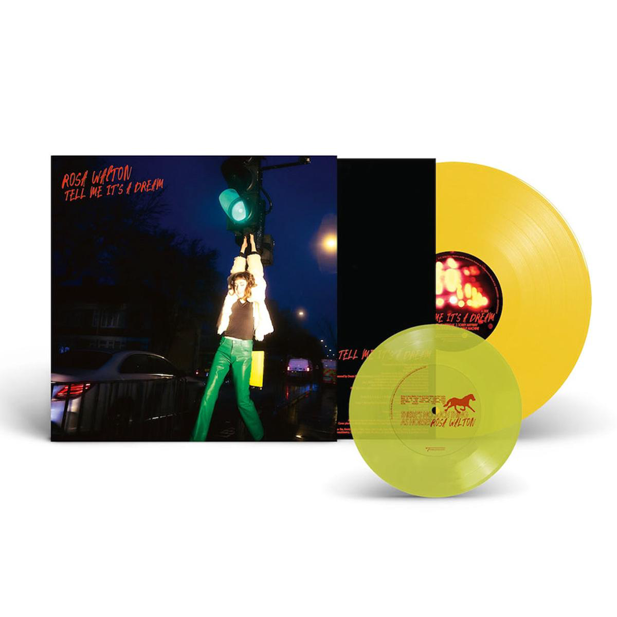 ROSA WALTON 8211 Tell Me It8217s A Dream 8211 LP 8211 Yellow Coloured Vinyl Bonus Yellow Flexi Disc JUN 5