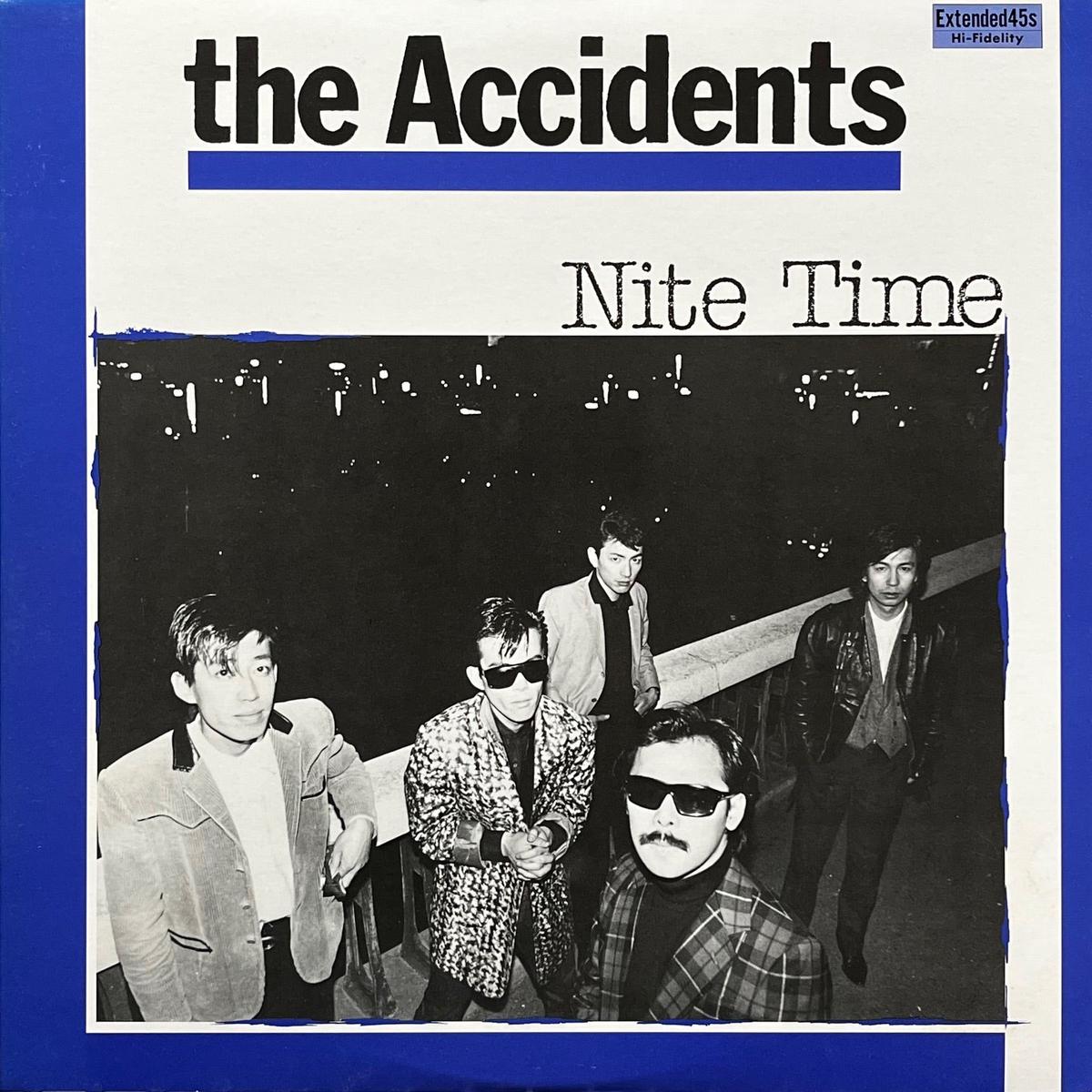 ACCIDENTS / Nite Time (Juke Records, KINKY-1, LP)