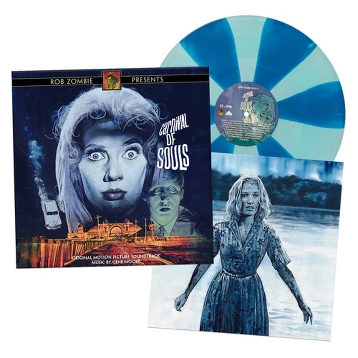 Carnival of Souls Complete Soundtrack BLUE VINYL LP Rob Zombie Gene Moore NEW bl