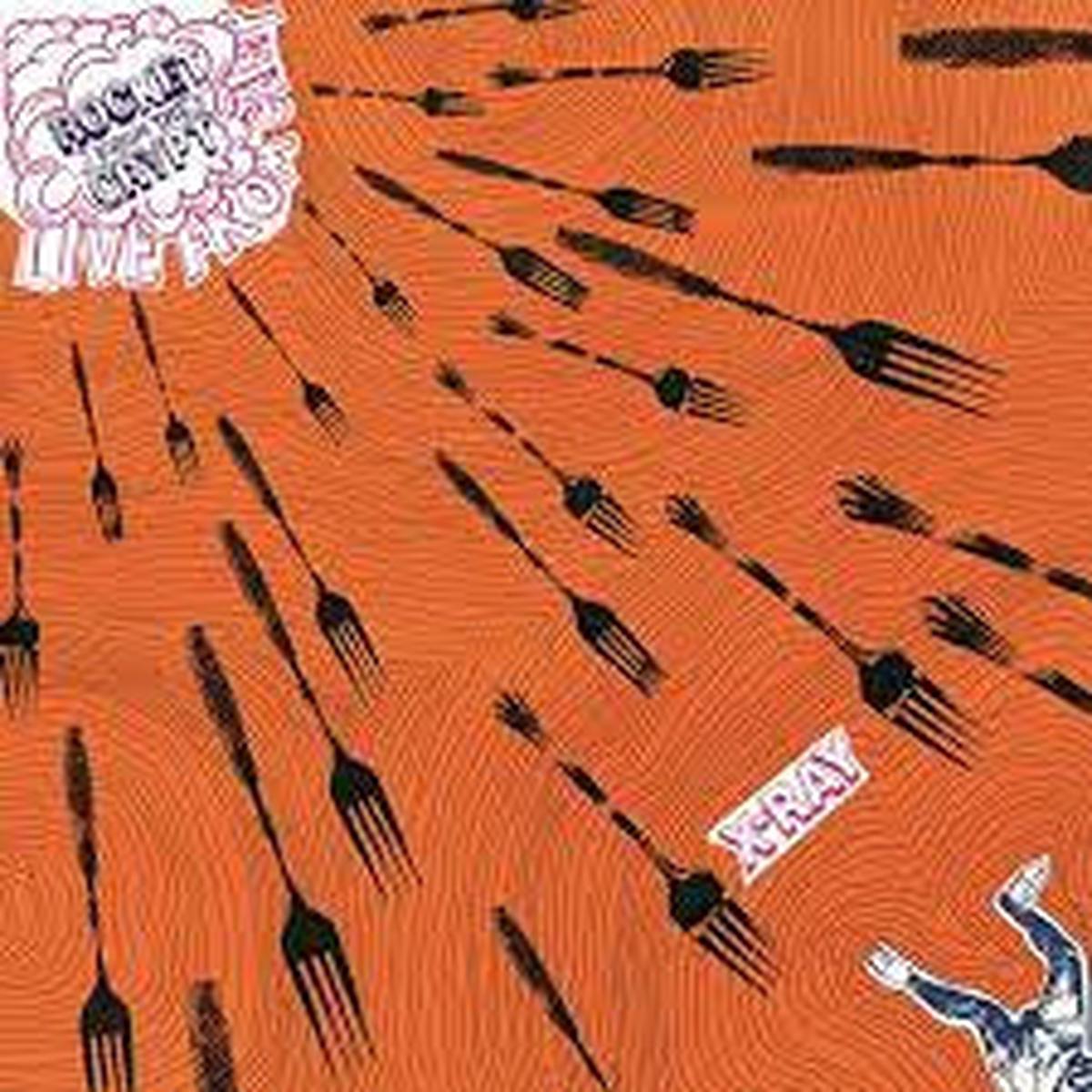 ROCKET FROM THE CRYPT-LIVE FROM CAMP X-RAY YELLOW/ BLACK SWIRL LP *NEW*