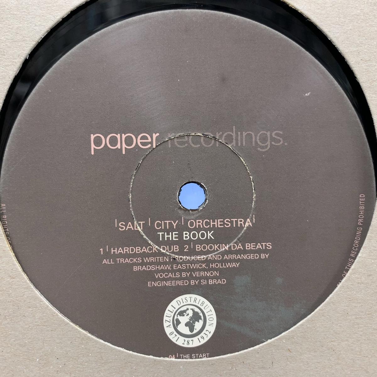 SALT CITY ORCHESTRA / The Book (PAP 001, 12inch)
