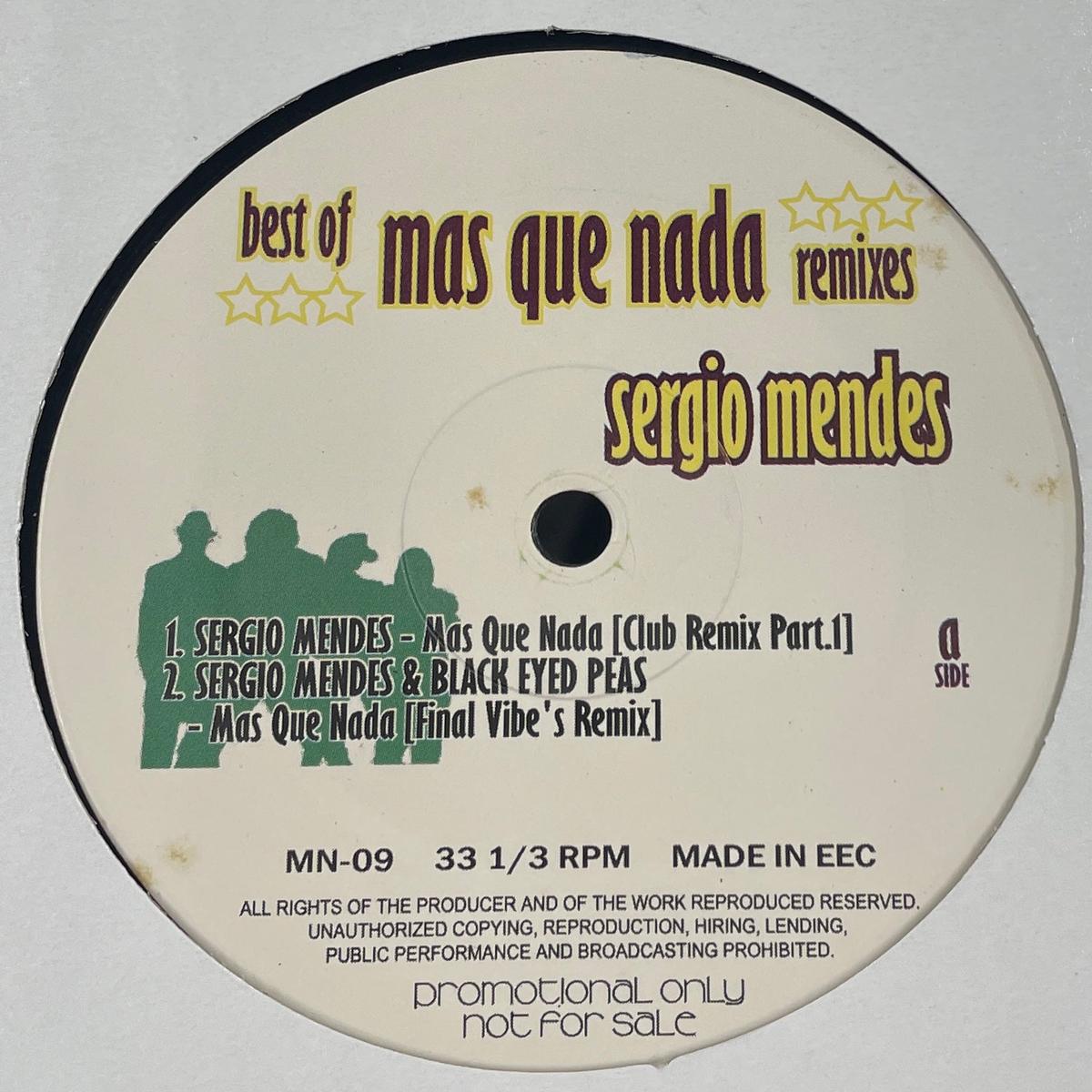SERGIO MENDES / Best Of Mas Que Nada Remixes ( MN-09, 12inch)
