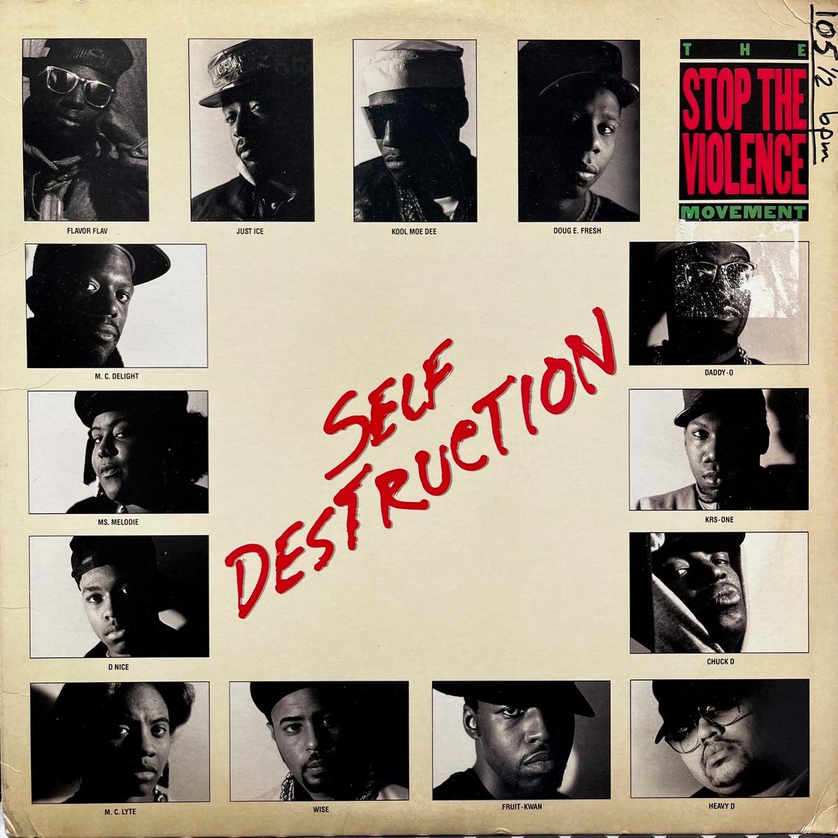 STOP THE VIOLENCE MOVEMENT / Self Destruction (1178-1-JD, 12inch)