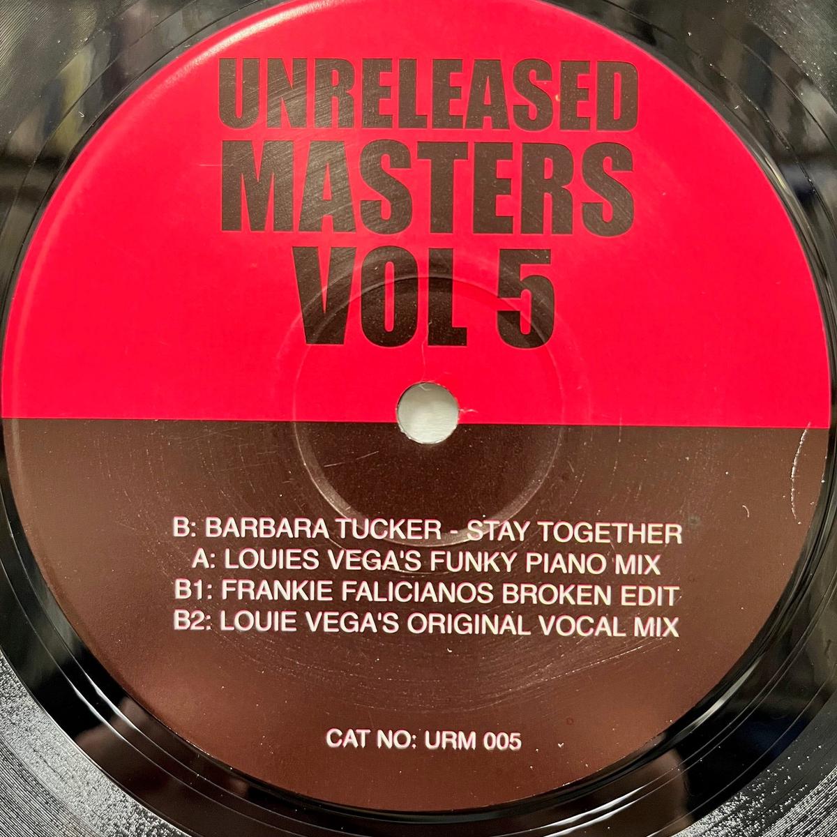 BARBARA TUCKER / Stay Together (URM 005, 12inch)