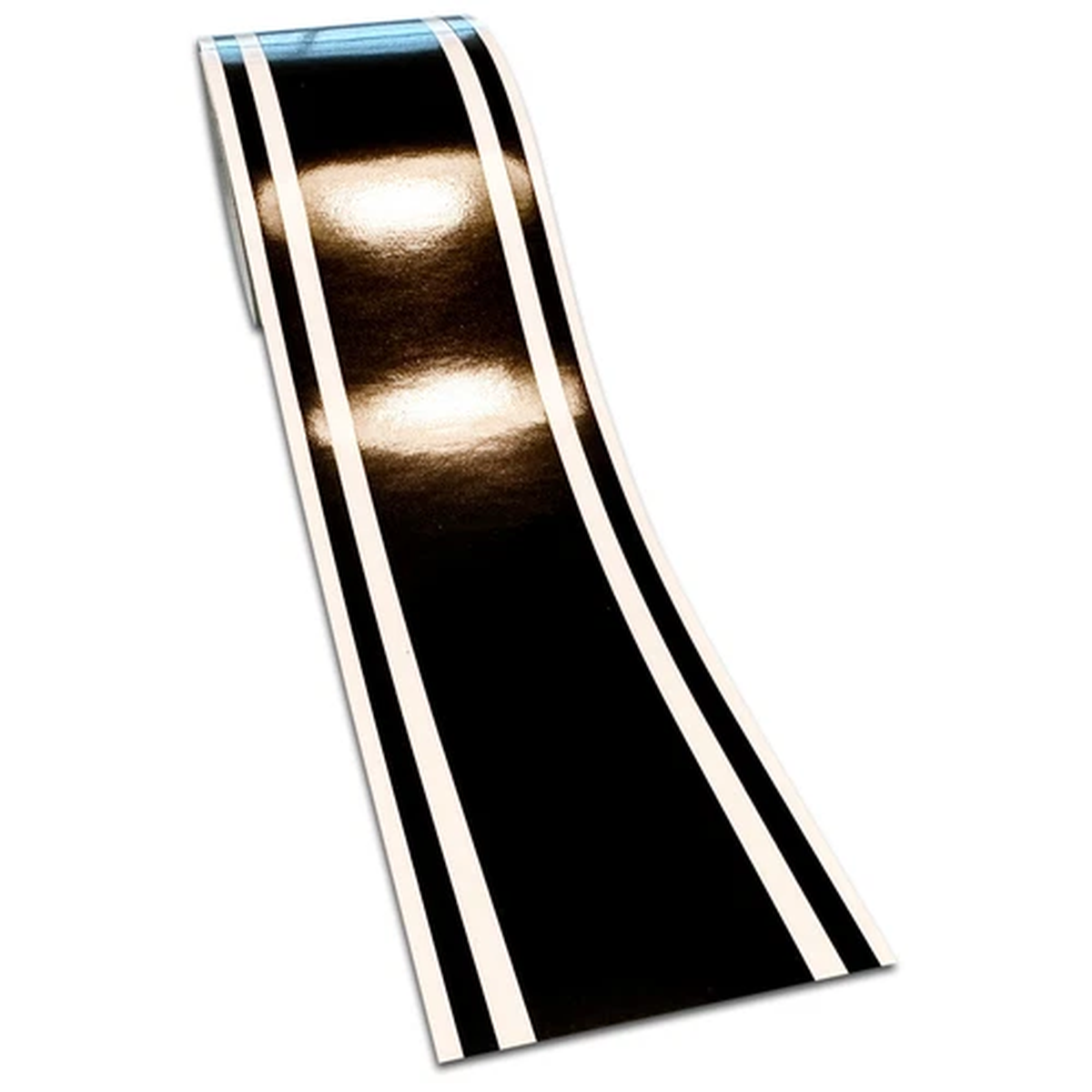 3" Glossy Black Vinyl Racing Stripes Pinstripes