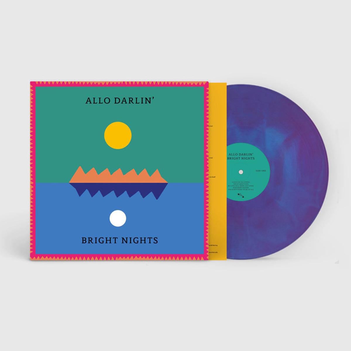 ALLO DARLIN8217 8211 Bright Nights 8211 LP 8211 Blue And Purple Marble Vinyl JUL 11