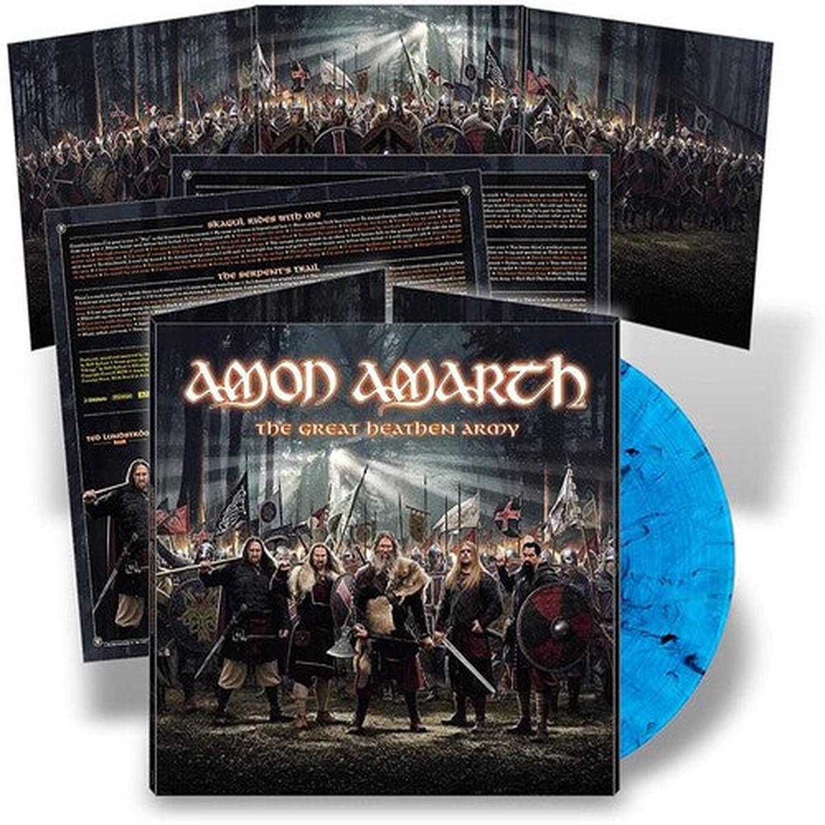 Amon Amarth - The Great Heathen Army (Gatefold LP Jacket, Colored Vinyl, Blue Smoke) ((Vinyl)) - Default Title