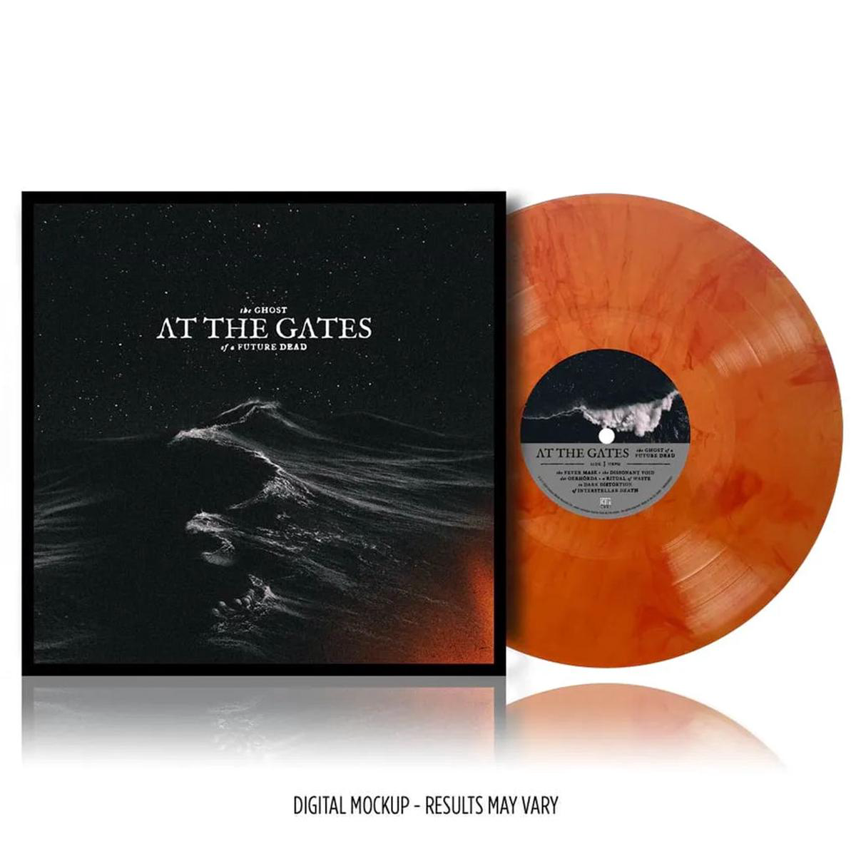 AT THE GATES 8211 The Ghost Of A Future Dead (w Poster) 8211 LP 8211 180g 8217Transparent Orange and Red Haze8217 Coloured Vinyl
