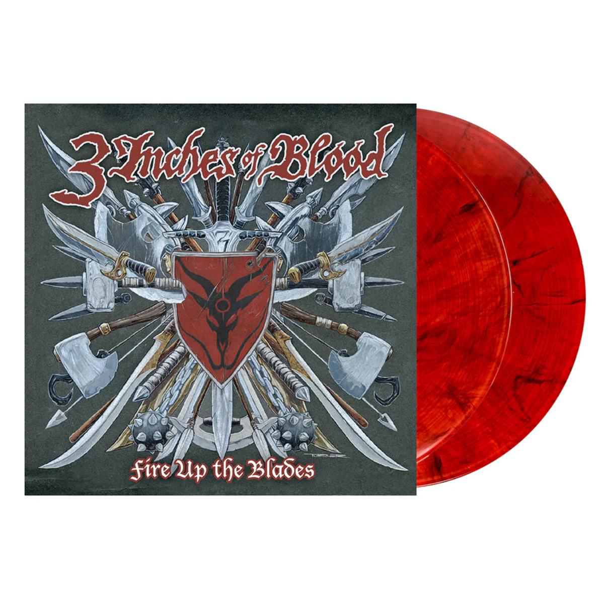 3 INCHES OF BLOOD 8211 Fire Up the Blades (Expanded Edition) 8211 2LP- Crimson Fire Vinyl AUG 16